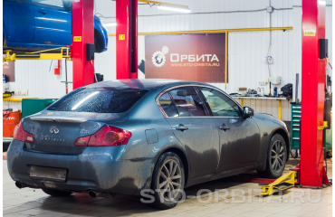 Помимо работ по регламенту в ТО Infiniti G включается