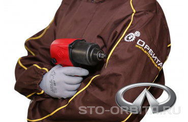 Помимо работ по регламенту в ТО Infiniti FX включается