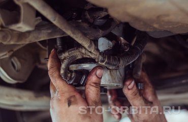 Замена топливного фильтра Инфинити FX30 дизель (подробные фото)